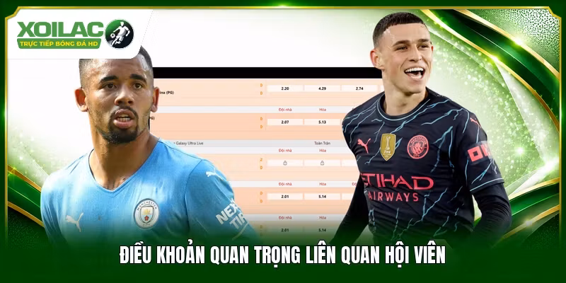 Điều khoản quan trọng liên quan hội viên